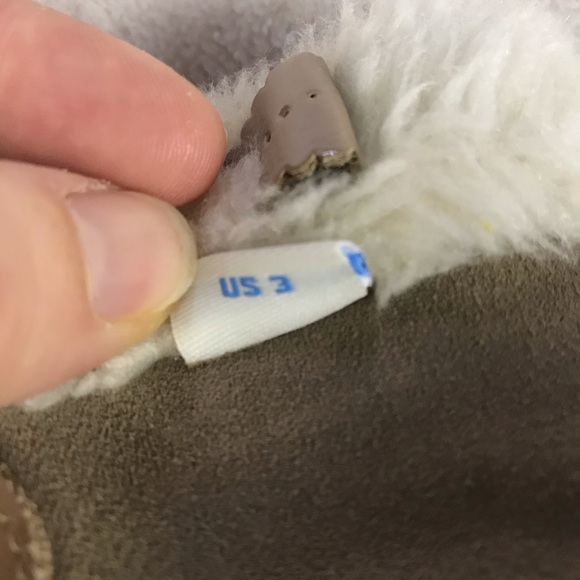 Robeez Baby Girl Boots Faux Fur Suede Size 3 Bow - Picture 7 of 9